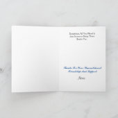 Policeman K-9 Dog Support Freundschaftskarte Karte (Innenseite)