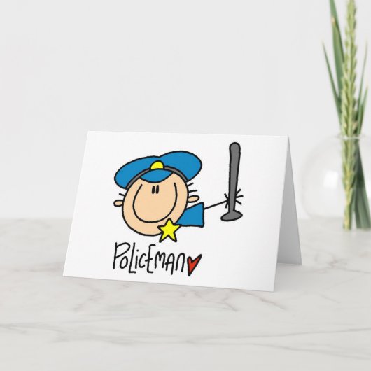 Policeman Occupation Karte (Vorderseite)