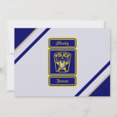 Policeman Wedding RSVP Cards Einladung (Rückseite)