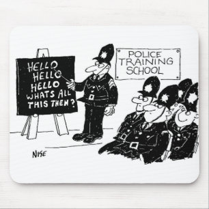 Policemen at a Police Training School Mouse Mat Mousepad