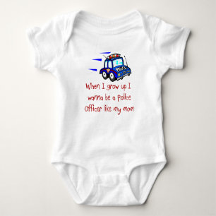 Policer Offizier mögen meinen Mama-Baby-T - Shirt