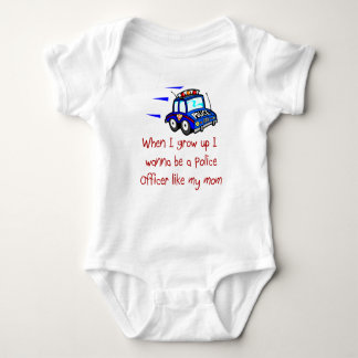 Policer Offizier mögen meinen Mama-Baby-T - Shirt