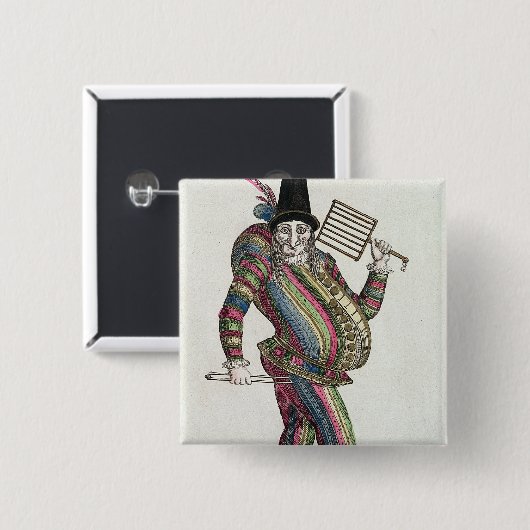 Polichinelle Button (Vorne & Hinten)