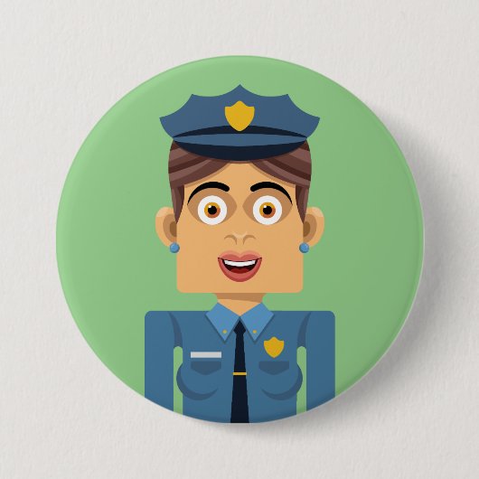 Policia Button (Vorderseite)