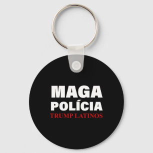 Polícia Trump Latinos Apparel Schlüsselanhänger