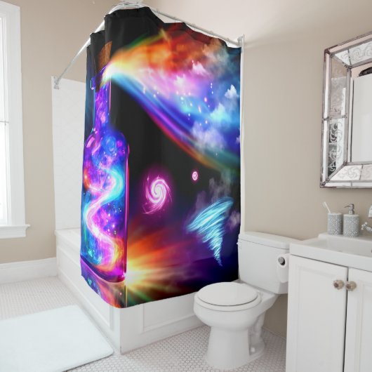 Polierarbeit Duschvorhang (Beispiel)