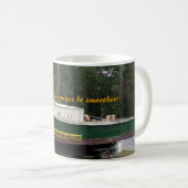 Polierer kreuzt lustige Tasse (VorderseiteRechts)