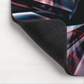 Polierte Bordeaux-Kurven, die sich in gekröntem Ro Mousepad (Ecke)