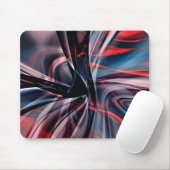 Polierte Bordeaux-Kurven, die sich in gekröntem Ro Mousepad (Mit Mouse)