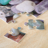 Polierte Dyed Souvenir Rocks Puzzle (Seite)