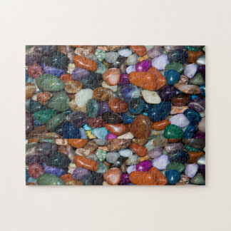 Polierte Felsen des Regenbogens Puzzle