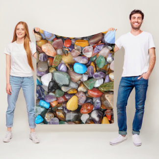 Polierte Felsen Fleecedecke