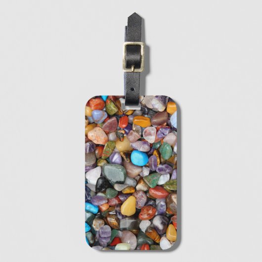 Polierte Felsen Gepäckanhänger (Vorderseite Vertikal)