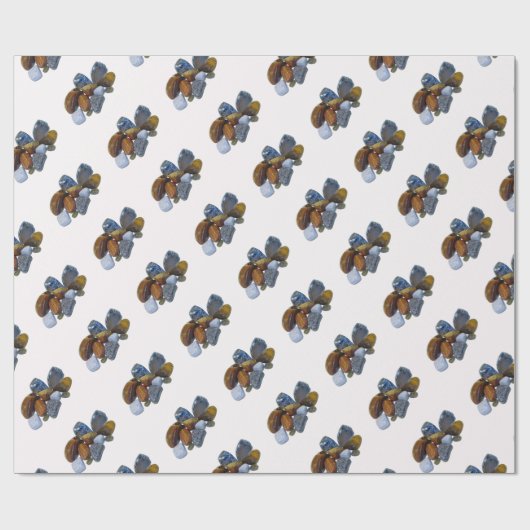 Polierte Felsen Geschenkpapier (Flach)