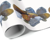 Polierte Felsen Geschenkpapier (Rolleneckpunkt)