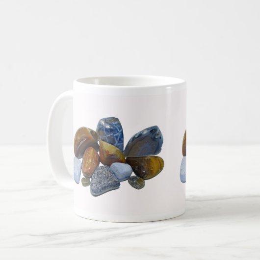 Polierte Felsen Kaffeetasse (Vorderseite Links)