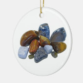 Polierte Felsen Keramik Ornament (Links)