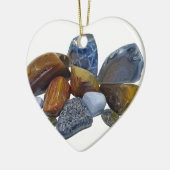 Polierte Felsen Keramik Ornament (Links)