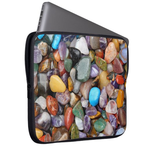 Polierte Felsen Laptopschutzhülle (Vorne Rechts)