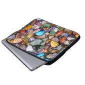 Polierte Felsen Laptopschutzhülle (Vorne Knopf)