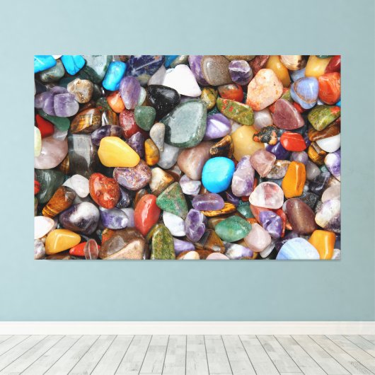 Polierte Felsen Leinwanddruck (Insitu (Holzboden))