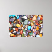 Polierte Felsen Leinwanddruck (Vorderseite)