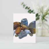 Polierte Felsen Postkarte (Stehend Vorderseite)