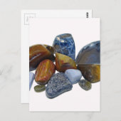 Polierte Felsen Postkarte (Vorne/Hinten)