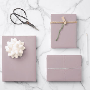 Polierte Flieder-Frühlings-Sommer-Trendfarbe Geschenkpapier Set