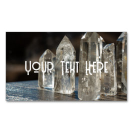 Polierte Kristallkernheiler Magnetische Visitenkarte