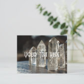 Polierte Kristallkernheiler Postkarte (Stehend Vorderseite)