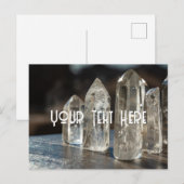 Polierte Kristallkernheiler Postkarte (Vorne/Hinten)