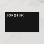 Polierte Kristallkernheiler Visitenkarte (Rückseite)