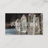 Polierte Kristallkernheiler Visitenkarte (Vorderseite)