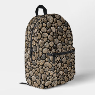 Polierte Michigan-Petoskey-Stein-Sammlung Bedruckter Rucksack