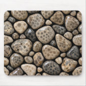 Polierte Michigan-Petoskey-Stein-Sammlung Mousepad (Vorne)