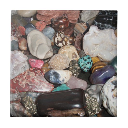 Polierte Rocks Tile Fliese (Vorderseite)