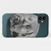 Polierter Sandsteinkopf eines Ausländers, Sarnath, Case-Mate iPhone Hülle (Rückseite (Horizontal))