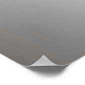 Polierter Stahl "D" Poster (Ecke)