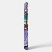 Polierter Stein Abstrakt mit Goldakzenten Case-Mate iPhone Hülle (Rückseite / Links)