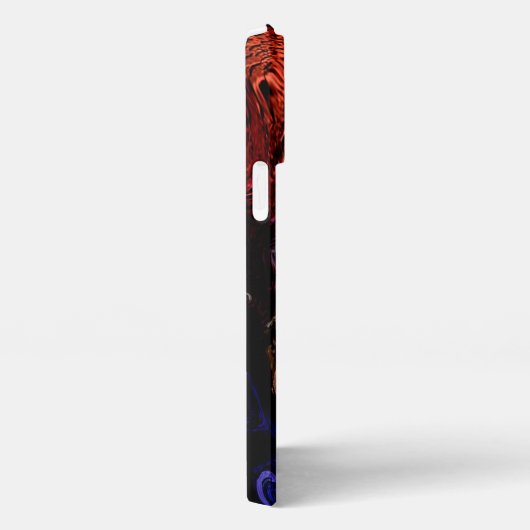 polierter Ton und Formen aus versteinertem Gestein iPhone Hülle (Rechte Seite)