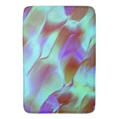 Poliertes Gestein in Chrom lila Badematte (Vorderseite Vertikal)