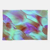 Poliertes Gestein in Chrom lila Geschirrtuch (Horizontal)