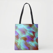 Poliertes Gestein in Chrom lila Tasche (Vorderseite)