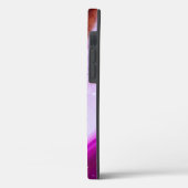 Poliertes Lila Gate mit Quartz Case Mate iPhone (Rückseite / Links)