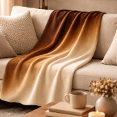 Poliertes Luxus-Espresso-Gold-Fliesblanket Fleecedecke