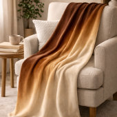 Poliertes Luxus-Espresso-Gold-Fliesblanket Fleecedecke