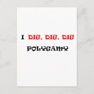 POLIGAMY POSTKARTE