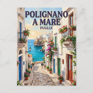 Polignano a Mare Altstadt Italien Postkarte