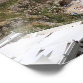 Polignano a Mare city beach in Puglia drucken Fotodruck (Ecke)